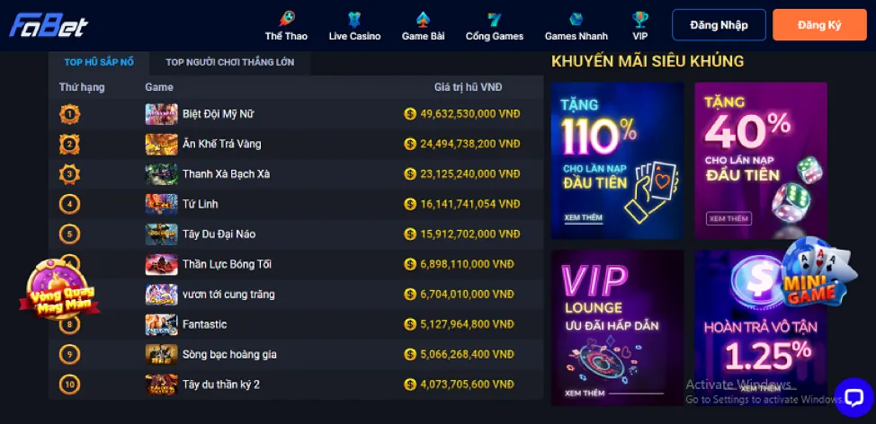 f7899 Ra Mắt Game Casino Mới
